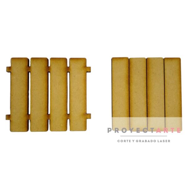 Cartel pallet o tablitas cerco