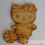 kitty jugando basket