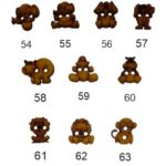 Botones Colección Animales de la Selva