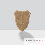 Escudo River Plate AR 3D