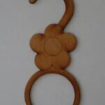 Percha para pañuelo "flor" Individual