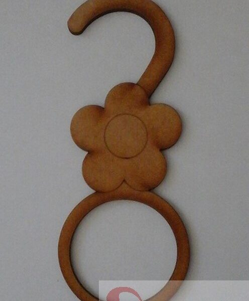 Percha para pañuelo "flor" Individual