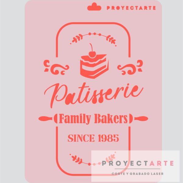 Stencil Family bakers