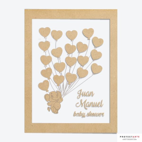 Cuadro de Firmas Baby Shower
