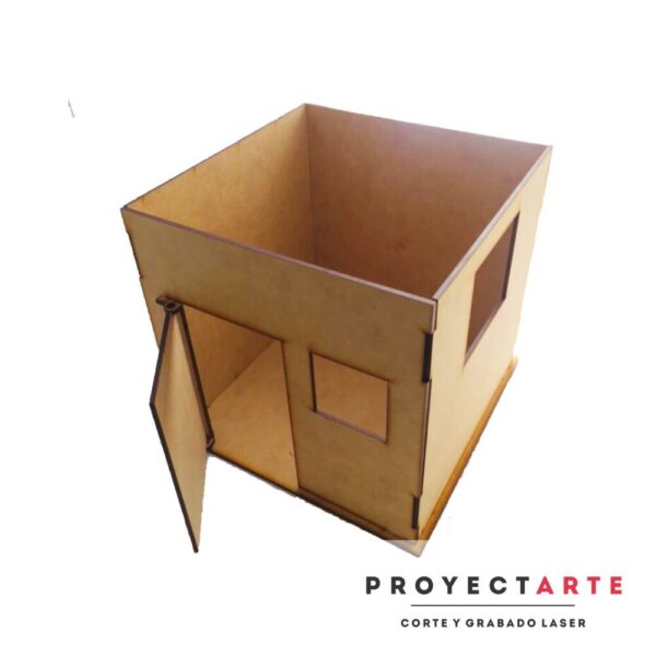 Casa con puerta