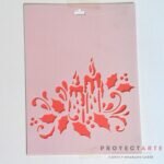 Stencil Velas navideñas