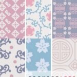 Coleccion Oriental lilas y beige