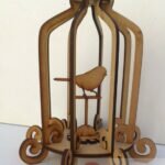 Jaula con arabezcos 3d