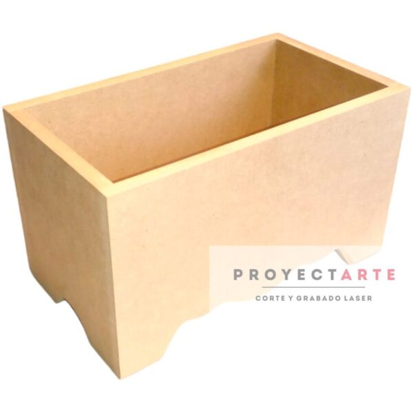 Macetero rectangular chico