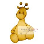 jirafa bebé sentada