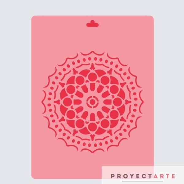 Stencil Mandala circular