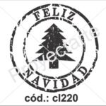 Sello Feliz navidad