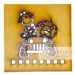 Cuadrito calado Jeep