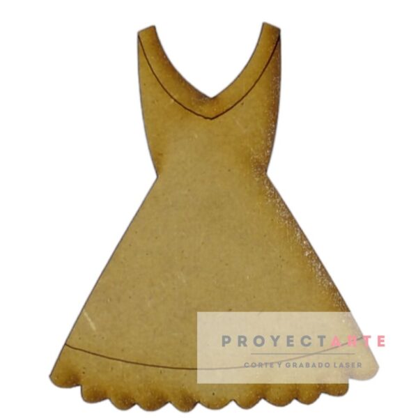 Vestido volados