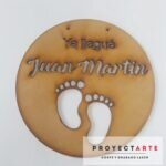 Círculo ya llegué con nombre calado