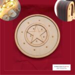 Capitán América LED en mdf de 3mm