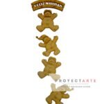 Colgante Papás Noel 3d