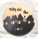 Cuadrito feliz día Abu Mamá Papá