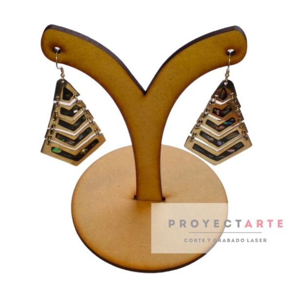 soporte caravanas 1 par