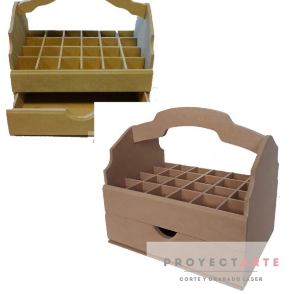 Esmaltera modelo canasto con cajón