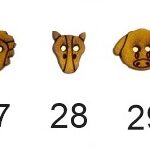 Botones Colección Cabeza Animal